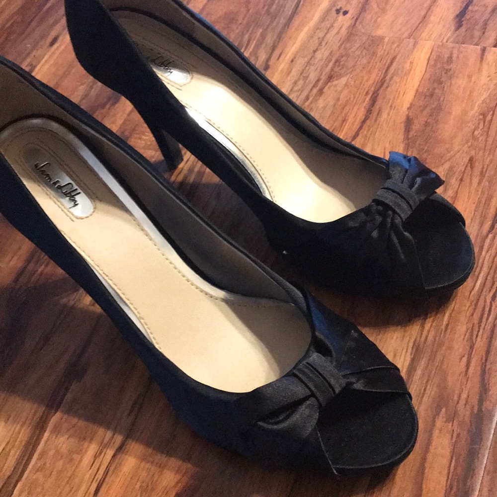 Sam and Libby Satin Heels